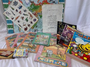 lot 120 image: Variety of Childrens Books, Puzzles and Activity Books