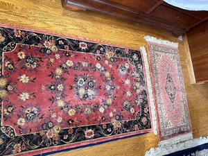 lot 143 image: Two Area Rugs - 4x6 and 2x3