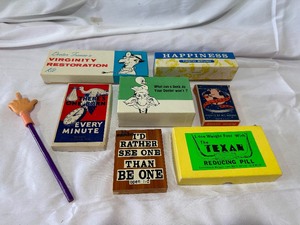 lot 149 image: Lot of Vintage Adult Theme Gag Gifts