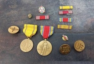 Collection of Military Medals and Pins