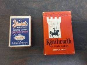 Two Sets of Vintage Playing Cards