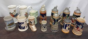 Collection of Beer Steins