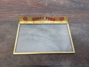 Rocky Ford Wrapper Glass Display