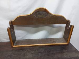Wooden Shotgun Display Shelve