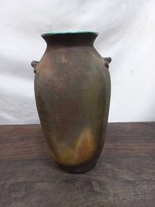 Raku Pottery Vase Piece