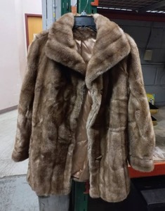 Vintage Faux Fur Tissavel Coat by Dubrowsky & Perlbinder