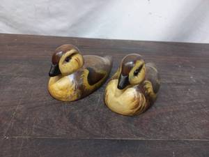 The Wooden Bird Factory Pair of Ducklings