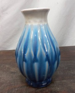 Blue Drip Glaze Ceramic Vase