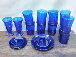 Collection of Cobalt Blue Glassware