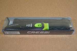 lot 7 image: Cressi Borg Tip Divers Knife -Lime