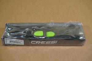 lot 8 image: Cressi Skorpion Point Tip Divers Knife -Lime