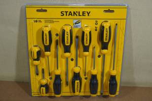 lot 35 image: Stanley 10-Piece Screwdriver Set