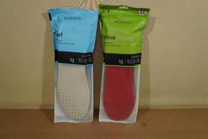 lot 71 image: 2 Vionic Womens Insoles -Large 10.5-12