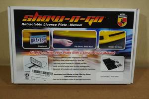 lot 79 image: Show-N-Go Manual Retractable License Plate