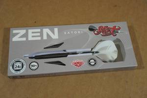 lot 126 image: Shot Zen Satori 24gm Steel Tip Dart Set