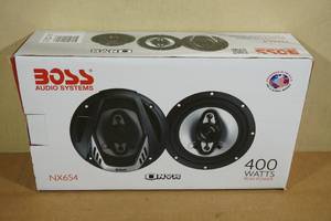 lot 158 image: Boss Audio Onyx NX654 4-Way Full Range Speakers
