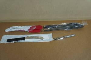 lot 159 image: Assorted Rada Cutlery Utensils -Spatulas, Knife, Peeler, Spoons