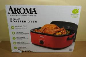 lot 164 image: Aroma 18 Quart Roaster Oven