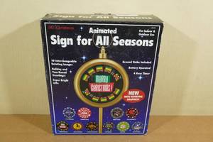 lot 240 image: Mr Christmas Animated Sign for all Seasons