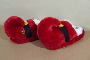 lot 242 image: Christmas Themed Elf Slippers -Size LXL