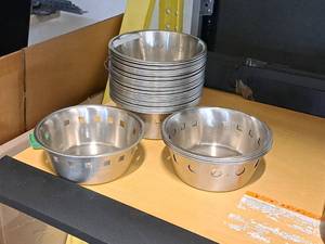 lot 174 image: Lot of (36) Metal Bowls