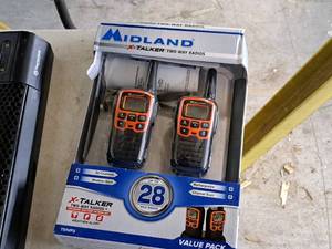 lot 197 image: Midland X-Talker Two-Way Radios (New)