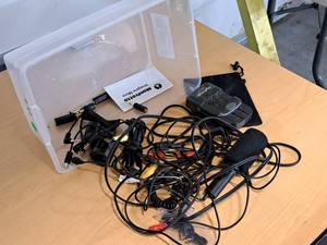 lot 250 image: Lot of (1 Tote) Microphone Accessories