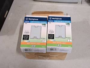 lot 240 image: Lot of (2) Westinghouse 150W LED Replacement Bulbs