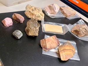lot 48 image: Gemstone Rough Lot #6 Gem Rough For Cabbing. Various Jasper, Agate, Quartz