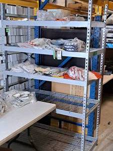 lot 269 image: Metal Shelving Unit