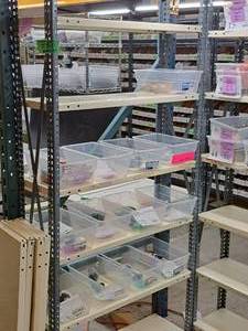 lot 270 image: Metal Storage Shelf 6-tier