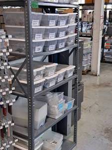 lot 284 image: Metal Shelving Unit