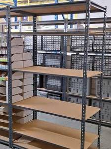 lot 286 image: MetalWood Shelf Storage Shelf 6-tier