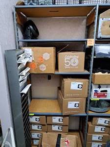 lot 304 image: MetalWood Shelf Shelving Unit - (2) Uprights and (5) Shelves