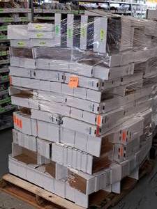 lot 337 image: Lot of (1000) Uline Cardboard Storage Bins