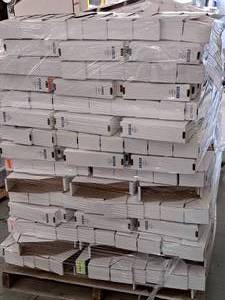 lot 338 image: Lot of (1000) Uline Cardboard Storage Bins S-2282