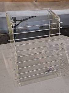 lot 126 image: Acrylic Display Rack 10-tier
