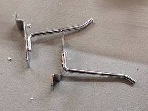 lot 374 image: Lot of (50) 4 Slat Wall Hooks