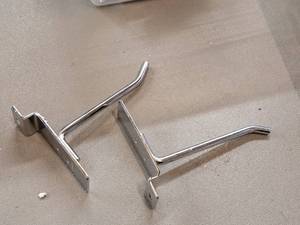 lot 375 image: Lot of (50) 4 Slat Wall Hooks