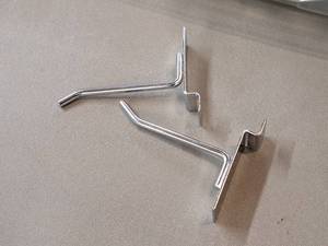 lot 379 image: Lot of (50) 4 Slat Wall Hooks