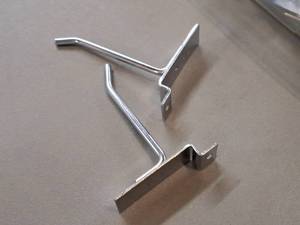 lot 382 image: Lot of (50) 4 Slat Wall Hooks