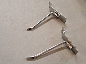 lot 384 image: Lot of (50) 4 Slat Wall Hooks