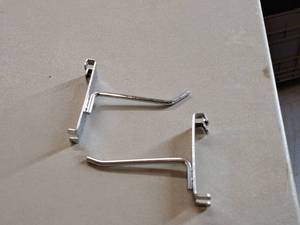 lot 402 image: Lot of (50) 4 Grid Wall Hooks