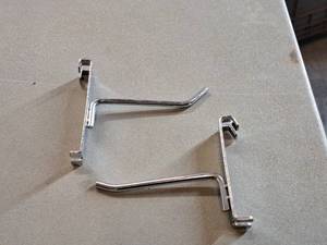 lot 399 image: Lot of (50) 4 Grid Wall Hooks