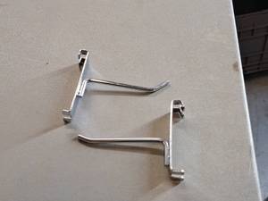 lot 390 image: Lot of (50) 4 Grid Wall Hooks