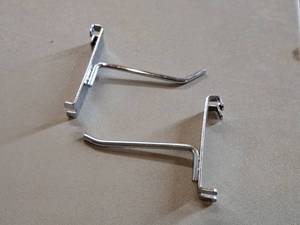 lot 394 image: Lot of (50) 4 Grid Wall Hooks