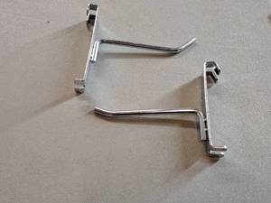 lot 391 image: Lot of (50) 4 Grid Wall Hooks