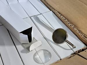 lot 423 image: Lot of (80) Bookmarkers with Magnifying Glass