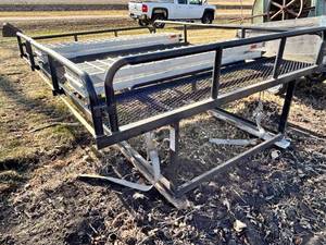 lot 23 image: Pick Up Box ATV Rack With Ramps