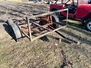 lot 25 image: Utility Yard Trailer with Truck Box Hydraulic Cylinder